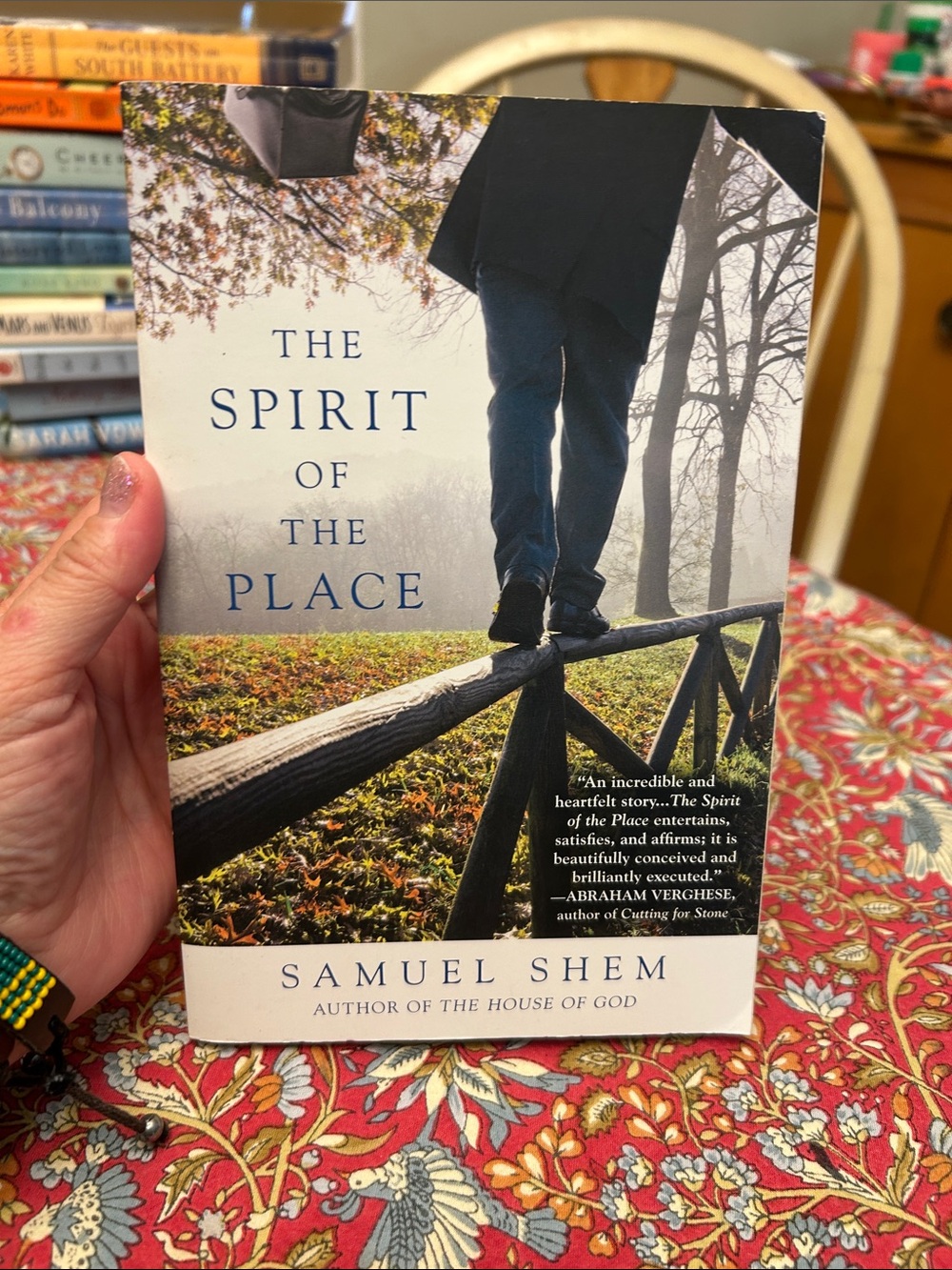 Samuel Shem "The Spirit of the Place" Paperback - White/Blue/Brown Cover